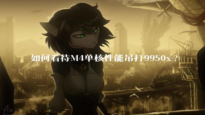 如何看待M4单核性能吊打9950x?